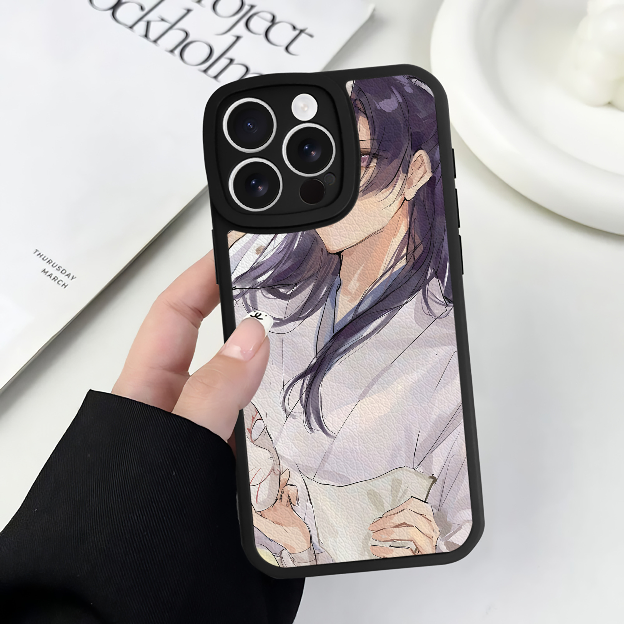 薬屋のひとりごと The Apothecary Diaries 【iPhone 16シリーズ対応】シリコンスマホケース（レザー調） 材質：シリコン